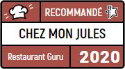 Restaurant Guru, recommande Chez mon Jules